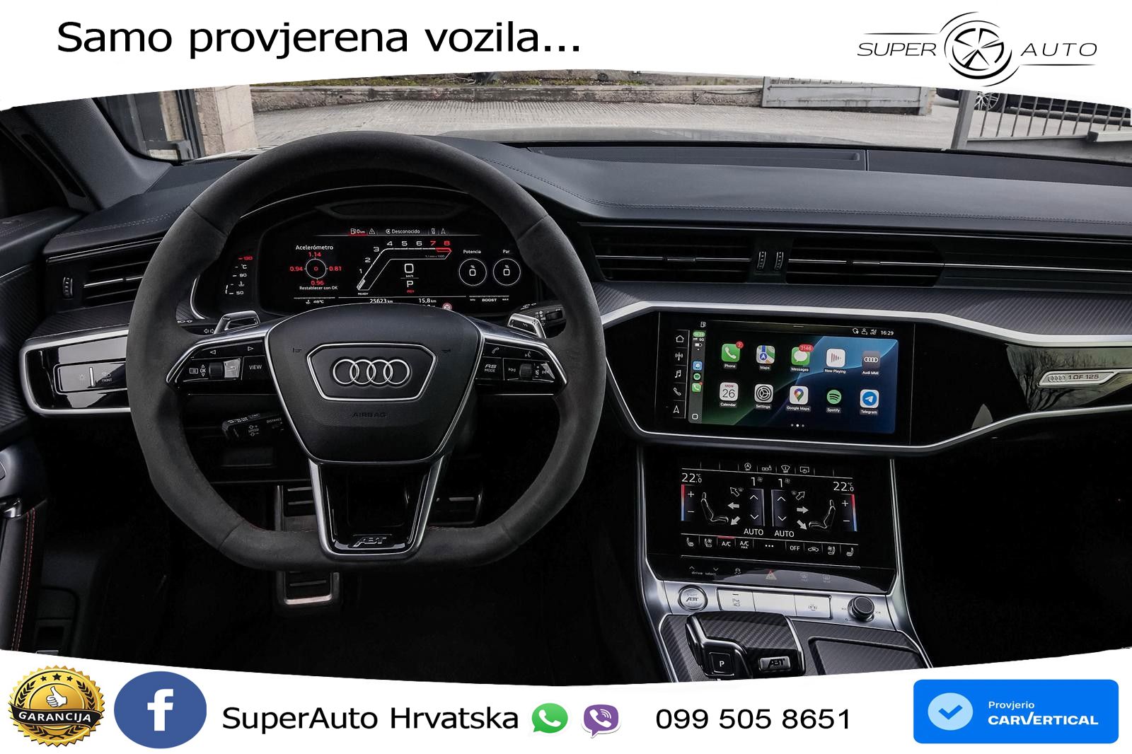 Audi RS6 Avant 4.0 TFSI V8 (600 KS) quattro Tiptronic ABT LED+GR SJED+ACC