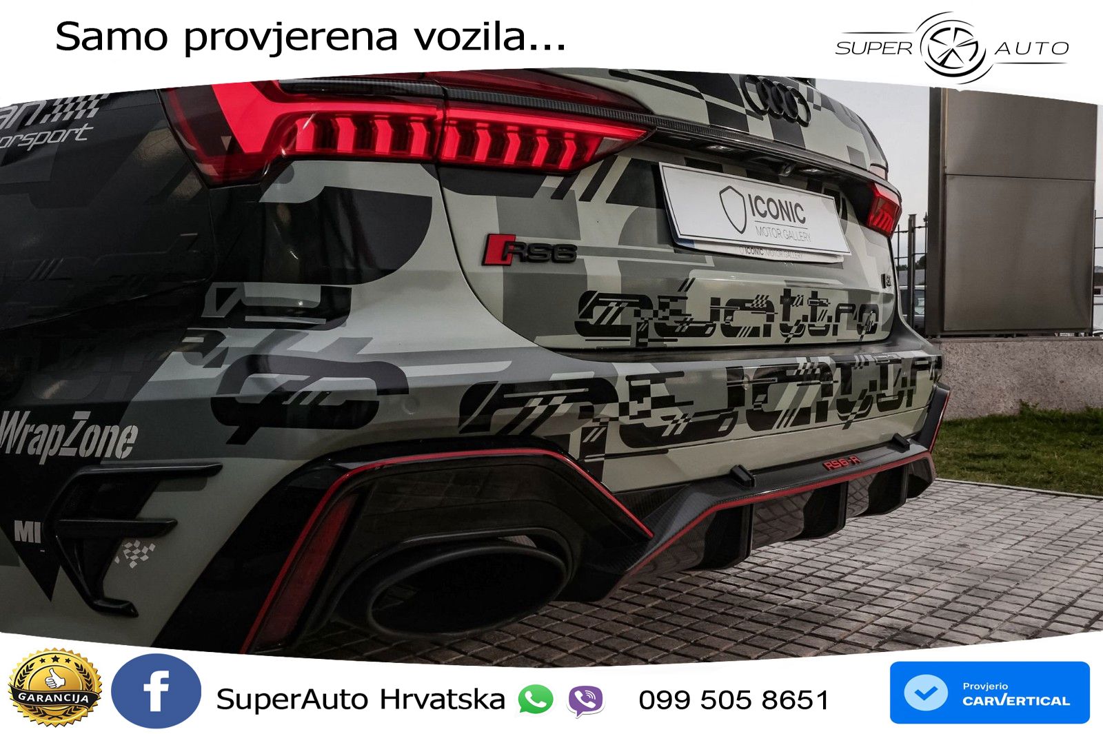 Audi RS6 Avant 4.0 TFSI V8 (600 KS) quattro Tiptronic ABT LED+GR SJED+ACC