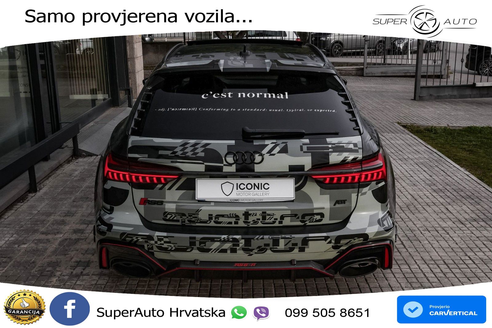 Audi RS6 Avant 4.0 TFSI V8 (600 KS) quattro Tiptronic ABT LED+GR SJED+ACC