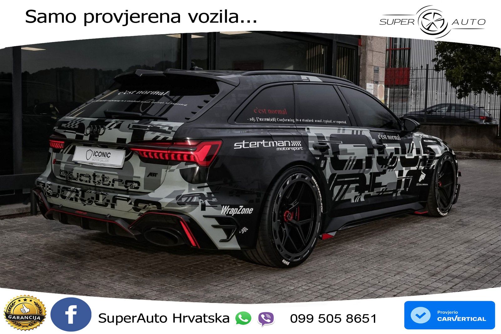 Audi RS6 Avant 4.0 TFSI V8 (600 KS) quattro Tiptronic ABT LED+GR SJED+ACC