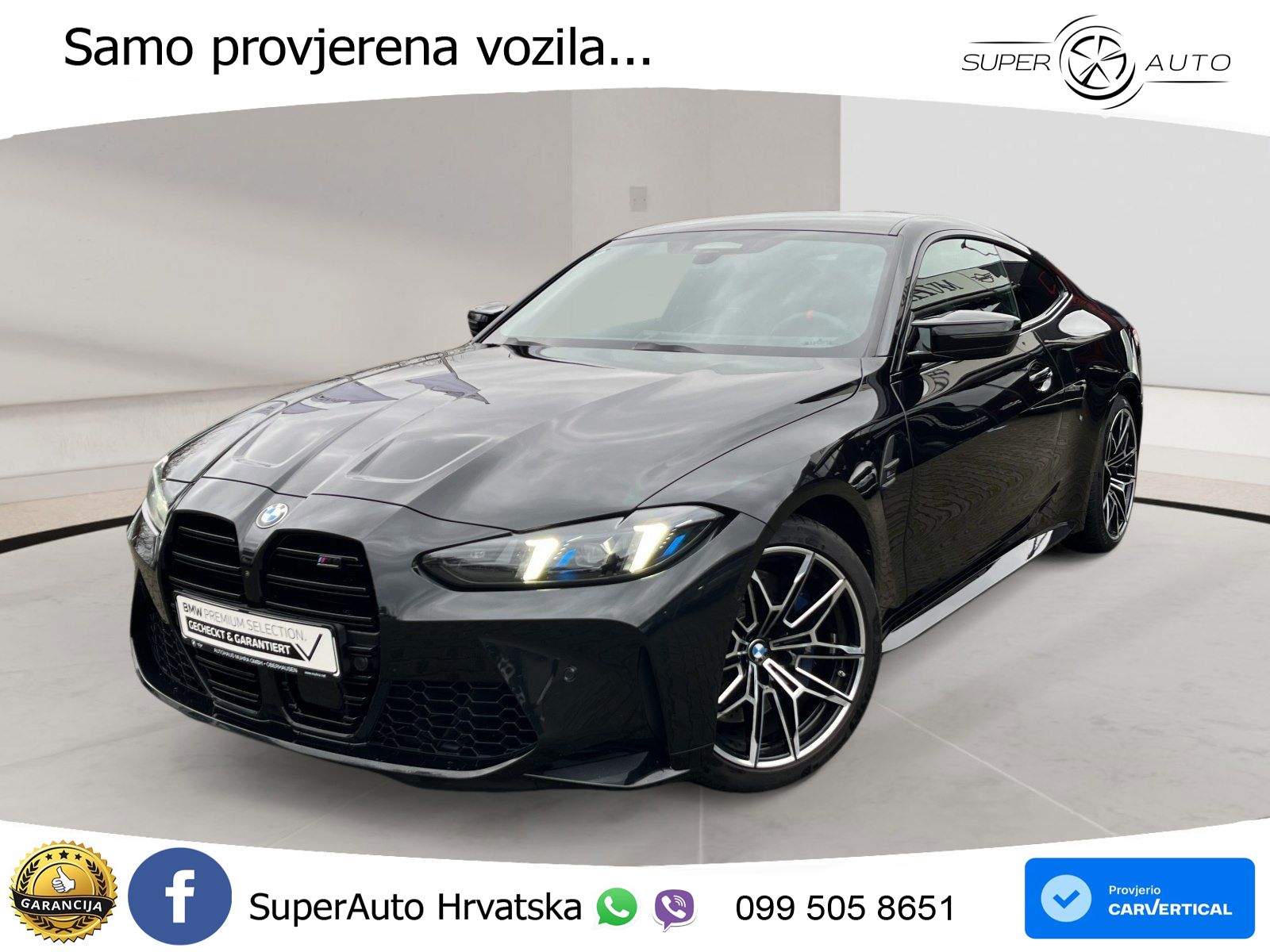 BMW M4 Competition 3.0 (510 KS) Steptronic LED+GR SJED+ACC