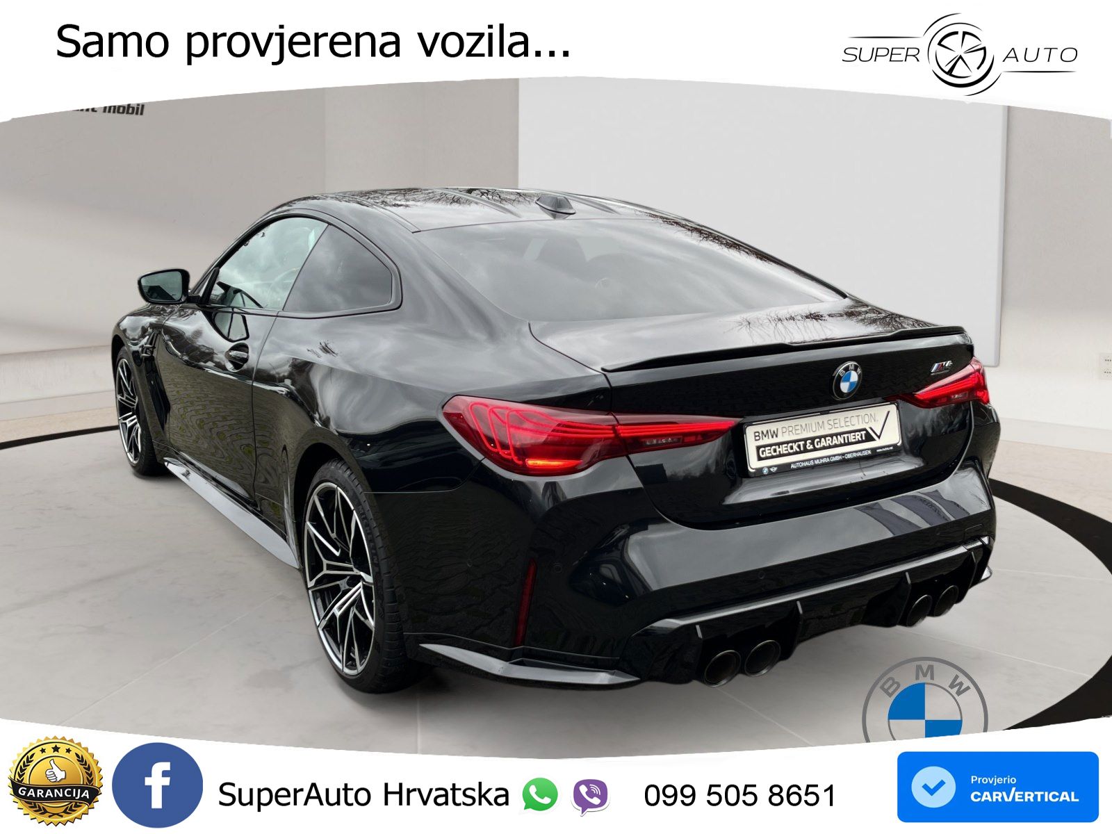 BMW M4 Competition 3.0 (510 KS) Steptronic LED+GR SJED+ACC