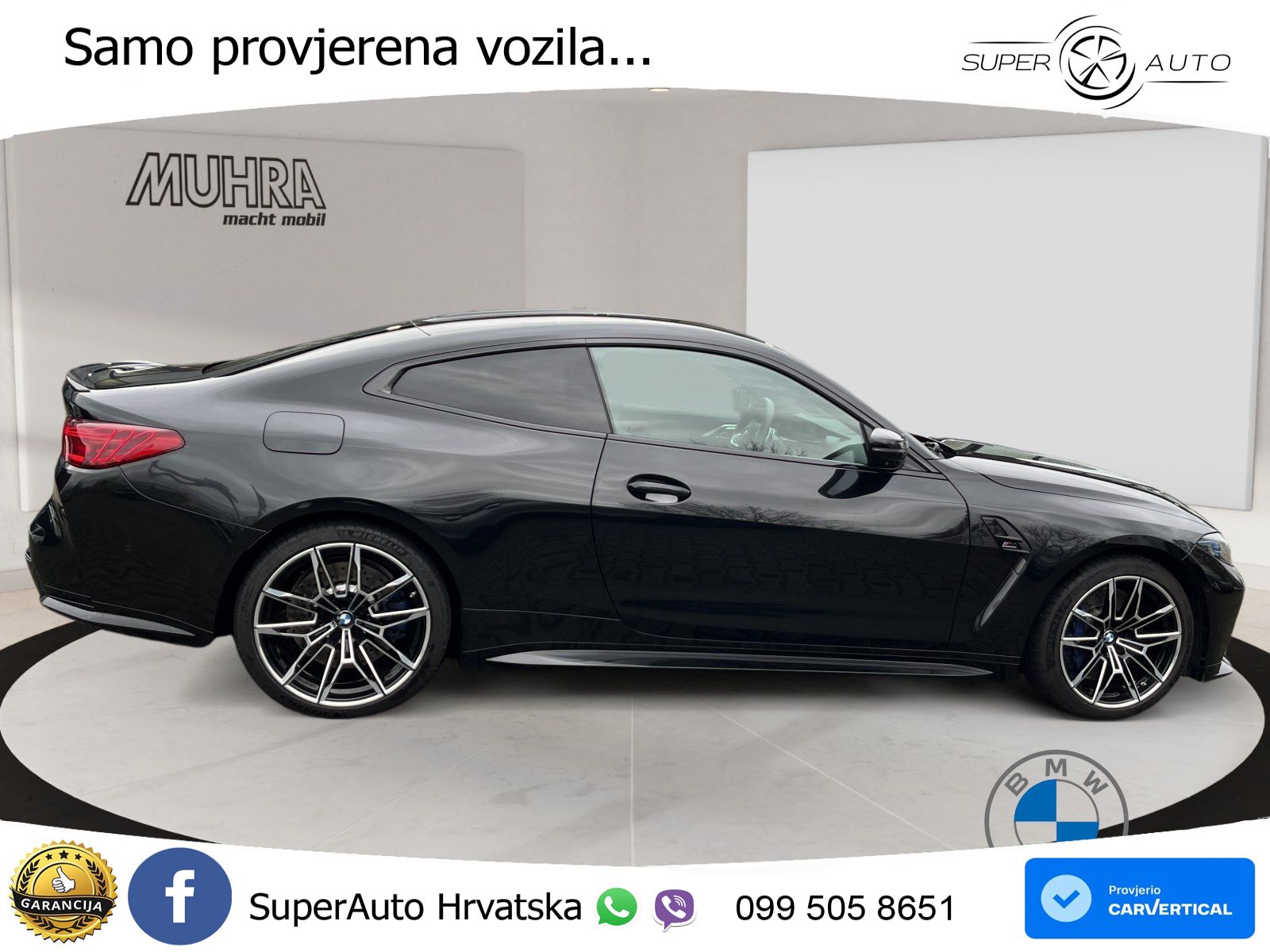 BMW M4 Competition 3.0 (510 KS) Steptronic LED+GR SJED+ACC