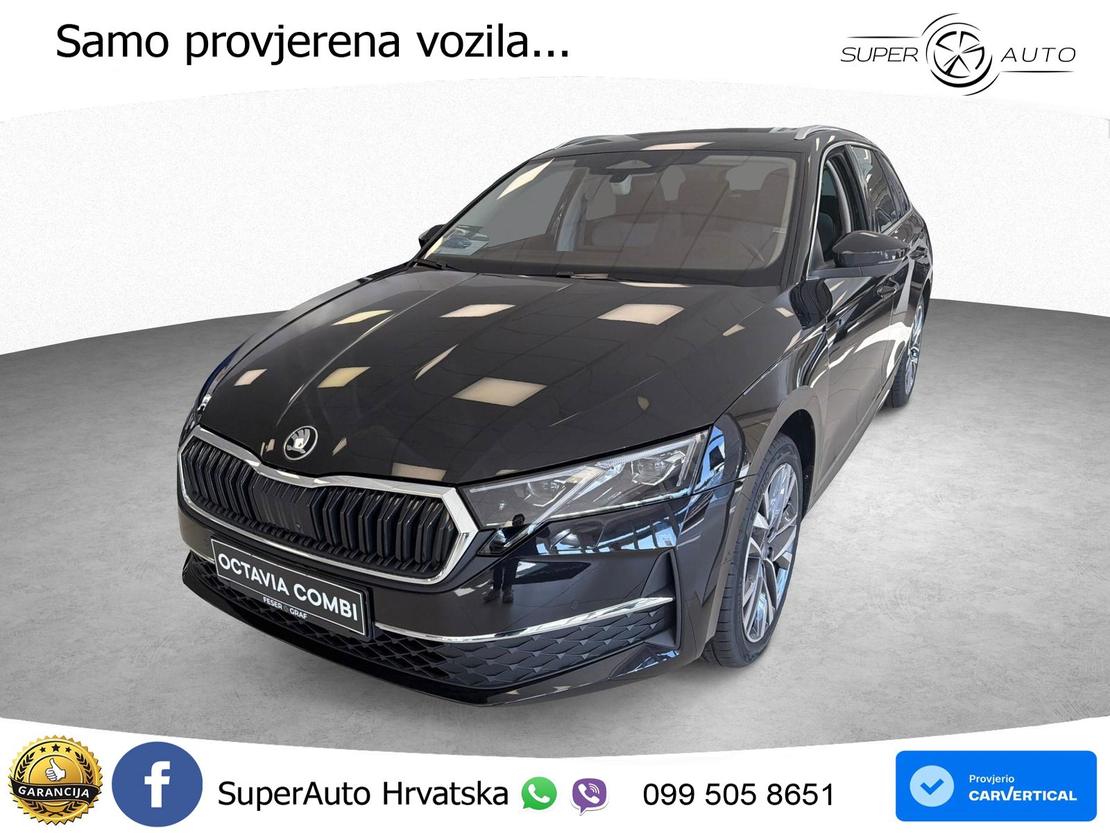 Škoda Octavia Combi 1.5 TSI (150 KS) DSG LED+GR SJED+ACC