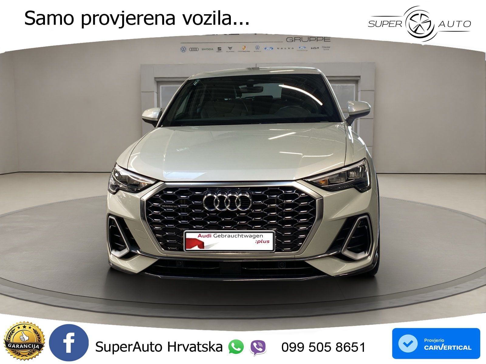 Audi Q3 Sportback 40 TDI (200 KS) quattro S tronic S line LED+GR SJED+ACC