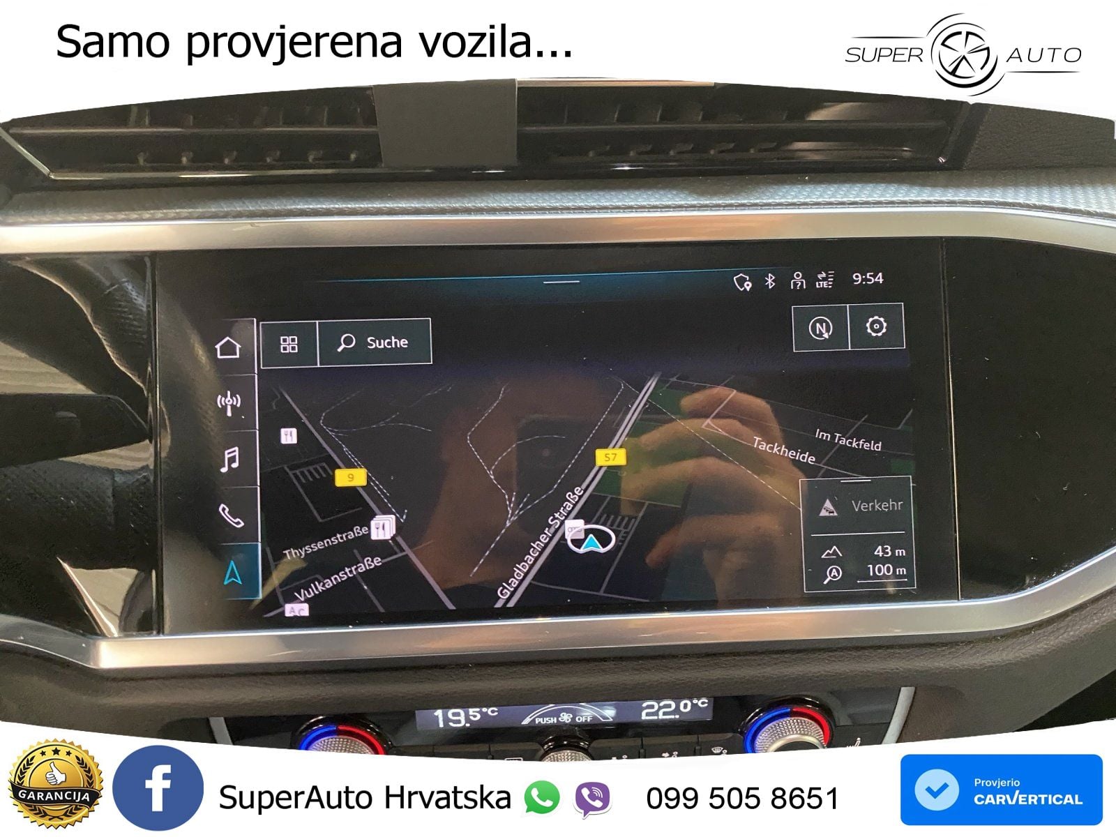 Audi Q3 Sportback 40 TDI (200 KS) quattro S tronic S line LED+GR SJED+ACC