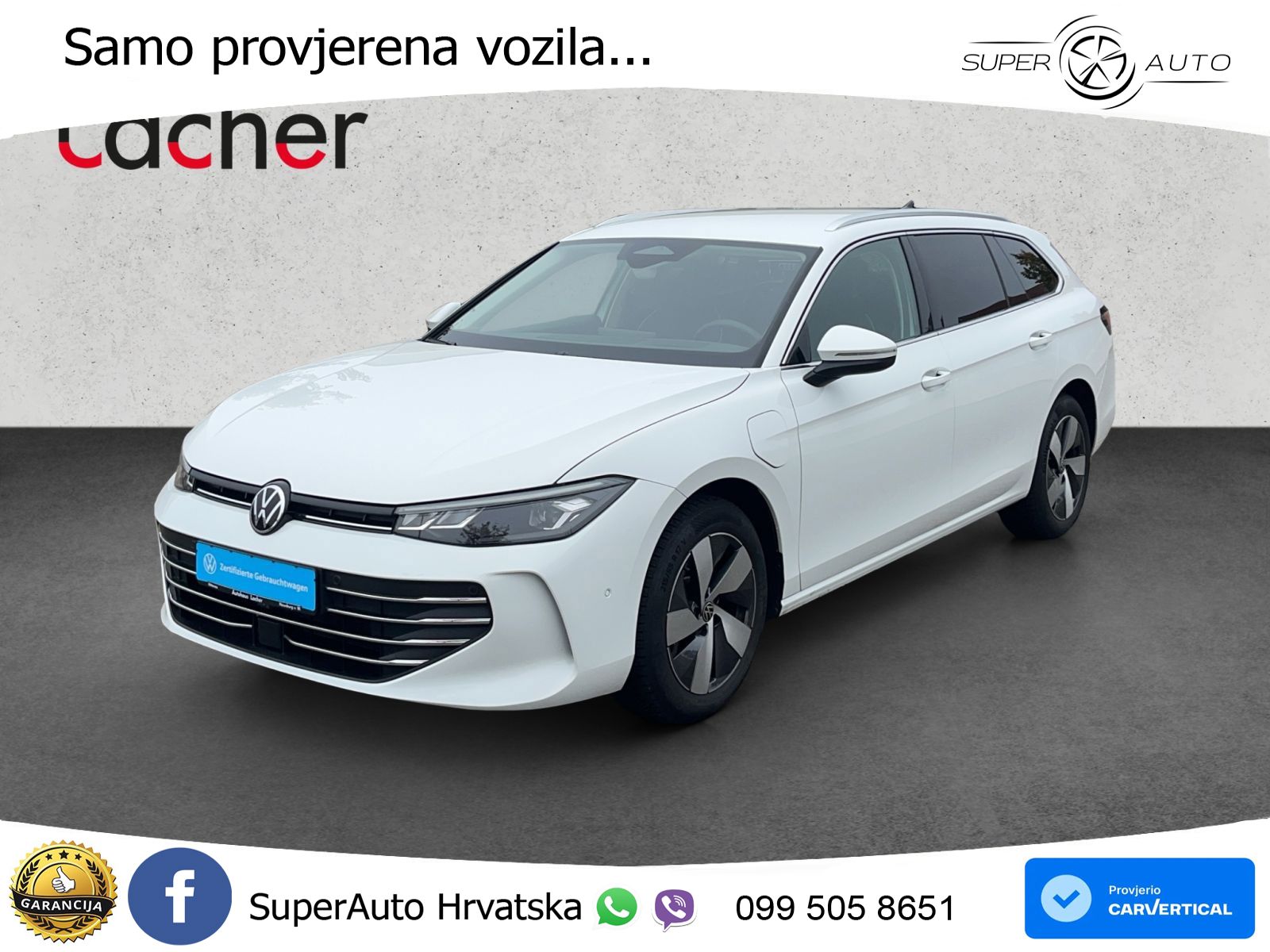 Volkswagen Passat Variant 1.5 TSI (204 KS) eHybrid DSG Business LED+GR SJED+ACC