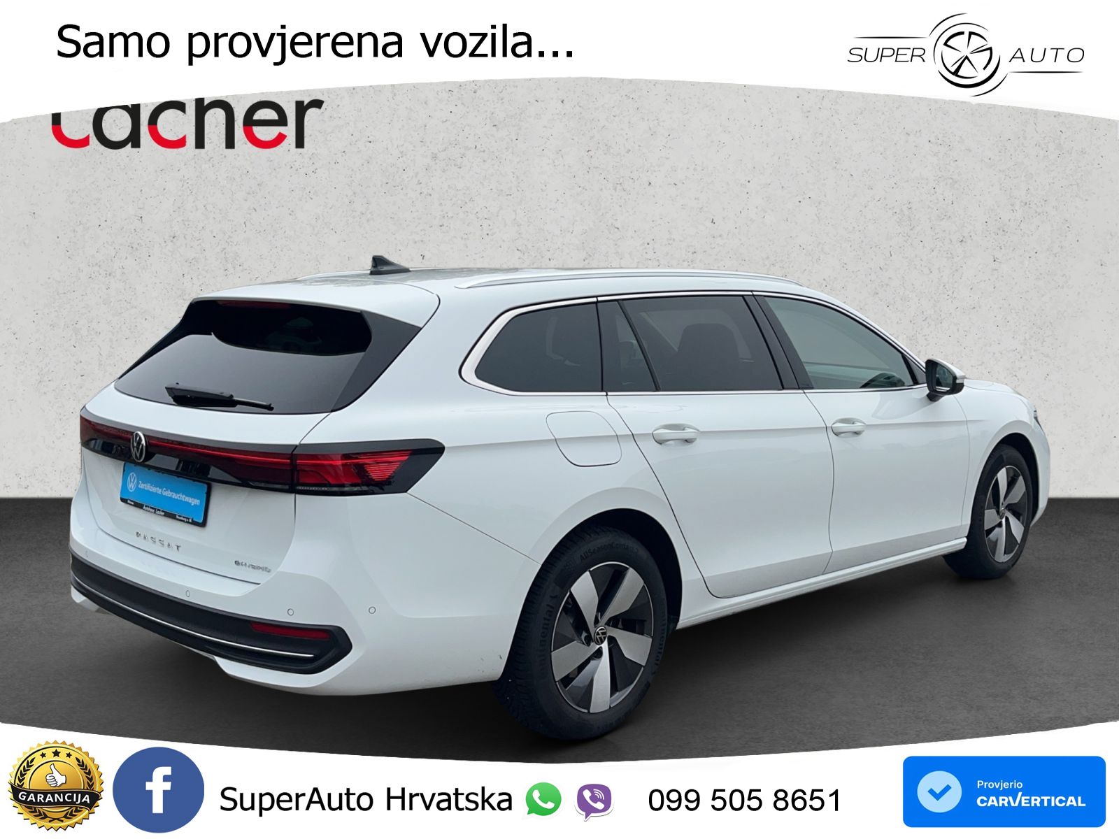 Volkswagen Passat Variant 1.5 TSI (204 KS) eHybrid DSG Business LED+GR SJED+ACC