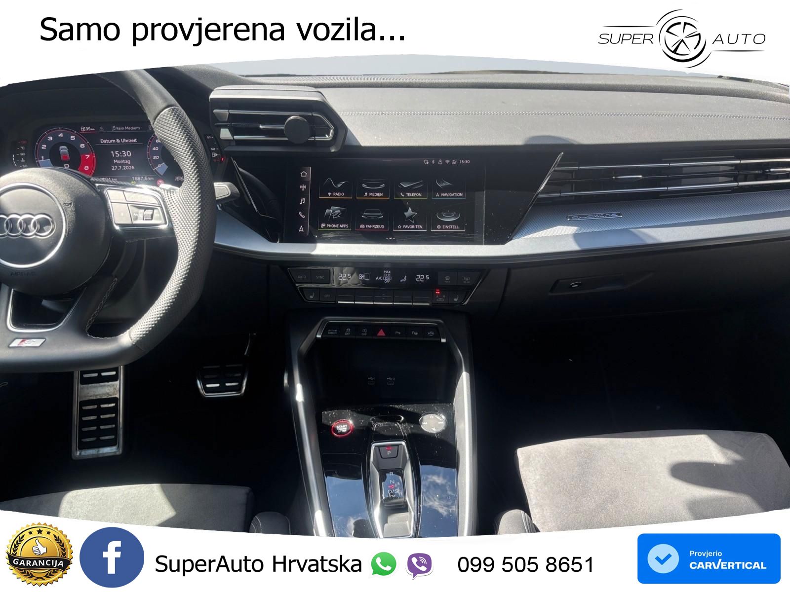 Audi S3 2.0 TFSI (333 KS) quattro S tronic LED+GR SJED+ACC