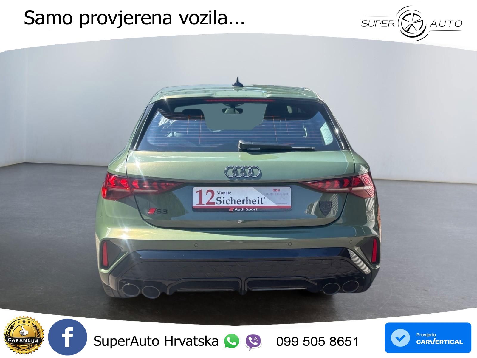 Audi S3 2.0 TFSI (333 KS) quattro S tronic LED+GR SJED+ACC