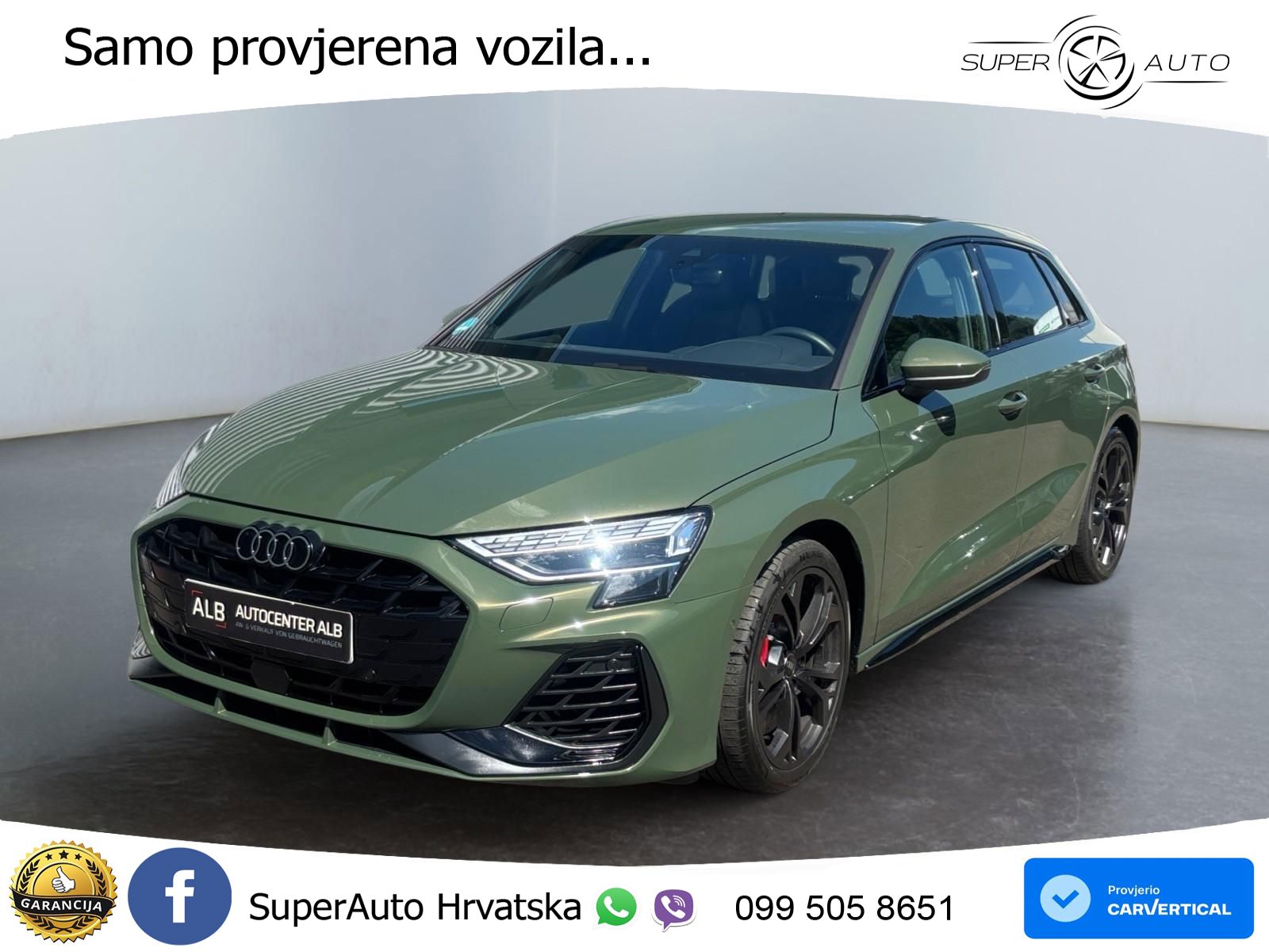 Audi S3 2.0 TFSI (333 KS) quattro S tronic LED+GR SJED+ACC