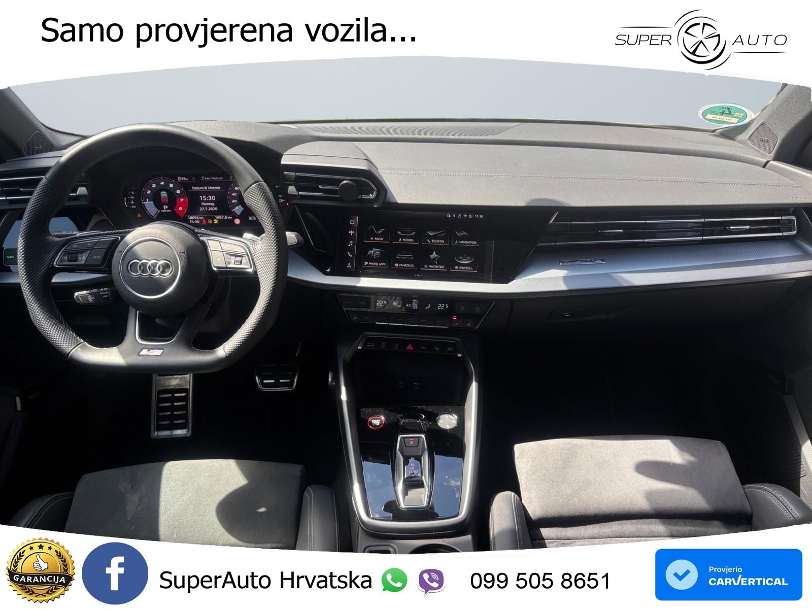 Audi S3 2.0 TFSI (333 KS) quattro S tronic LED+GR SJED+ACC