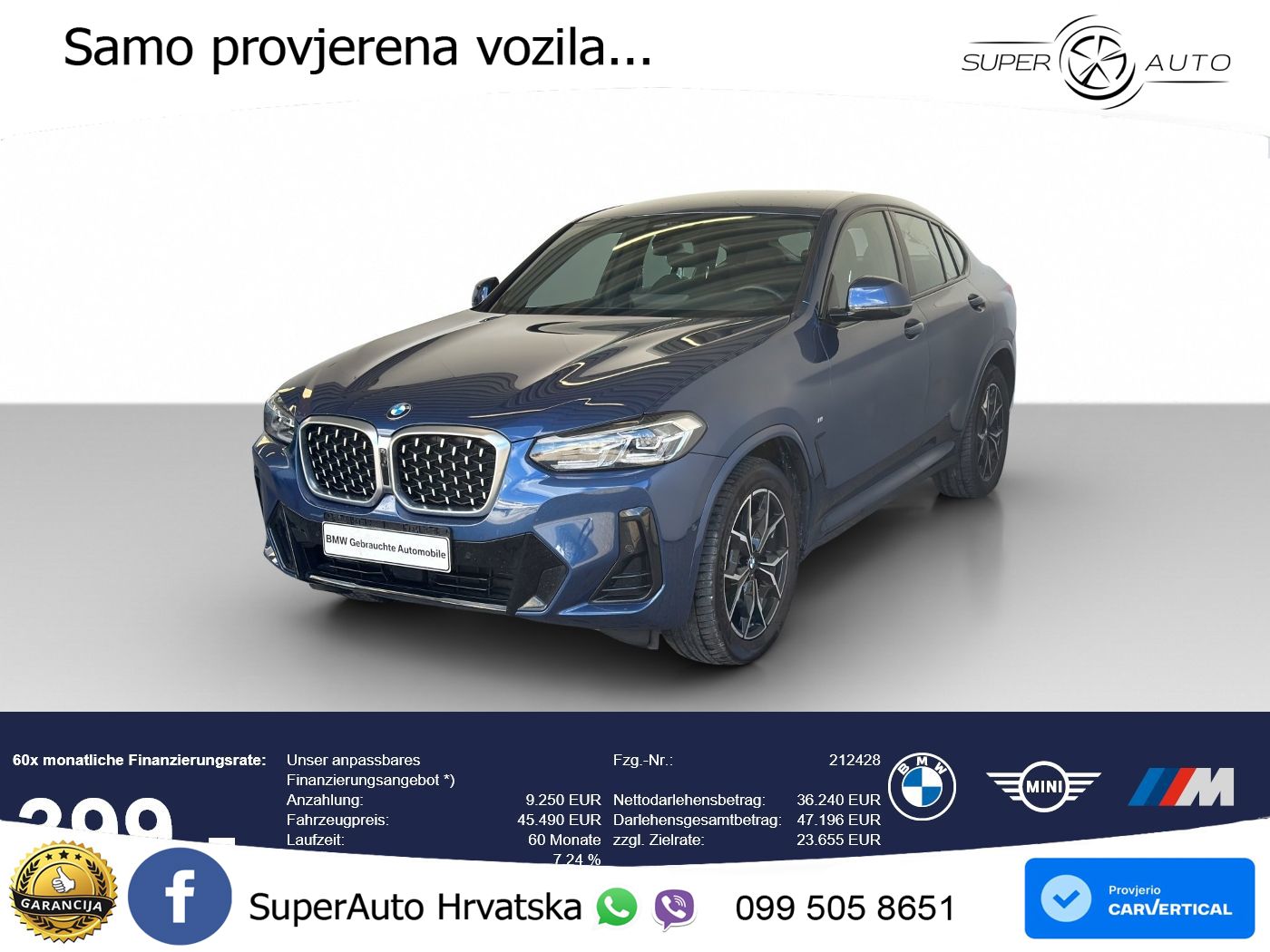 BMW X4 30i (245 KS) xDrive Steptronic M Sport