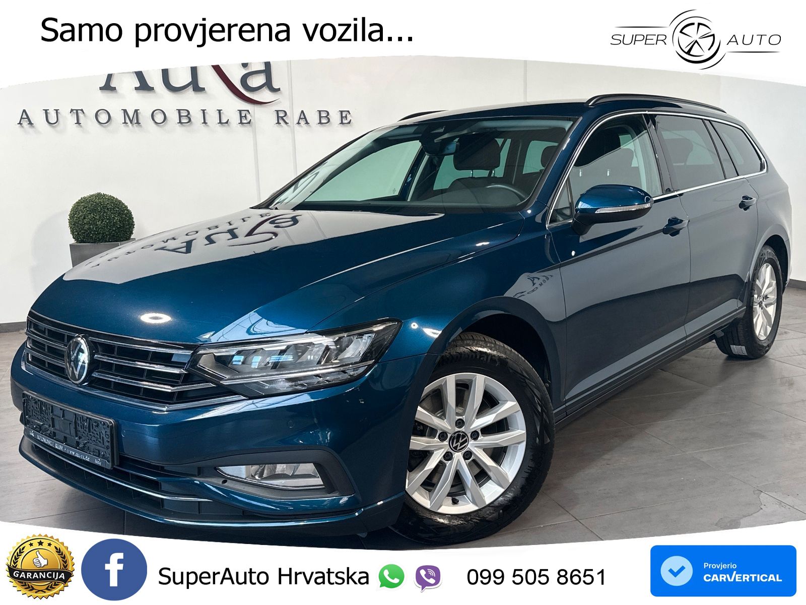 Volkswagen Passat Variant 2.0 TDI (150 KS) DSG Business LED+GR SJED+ACC