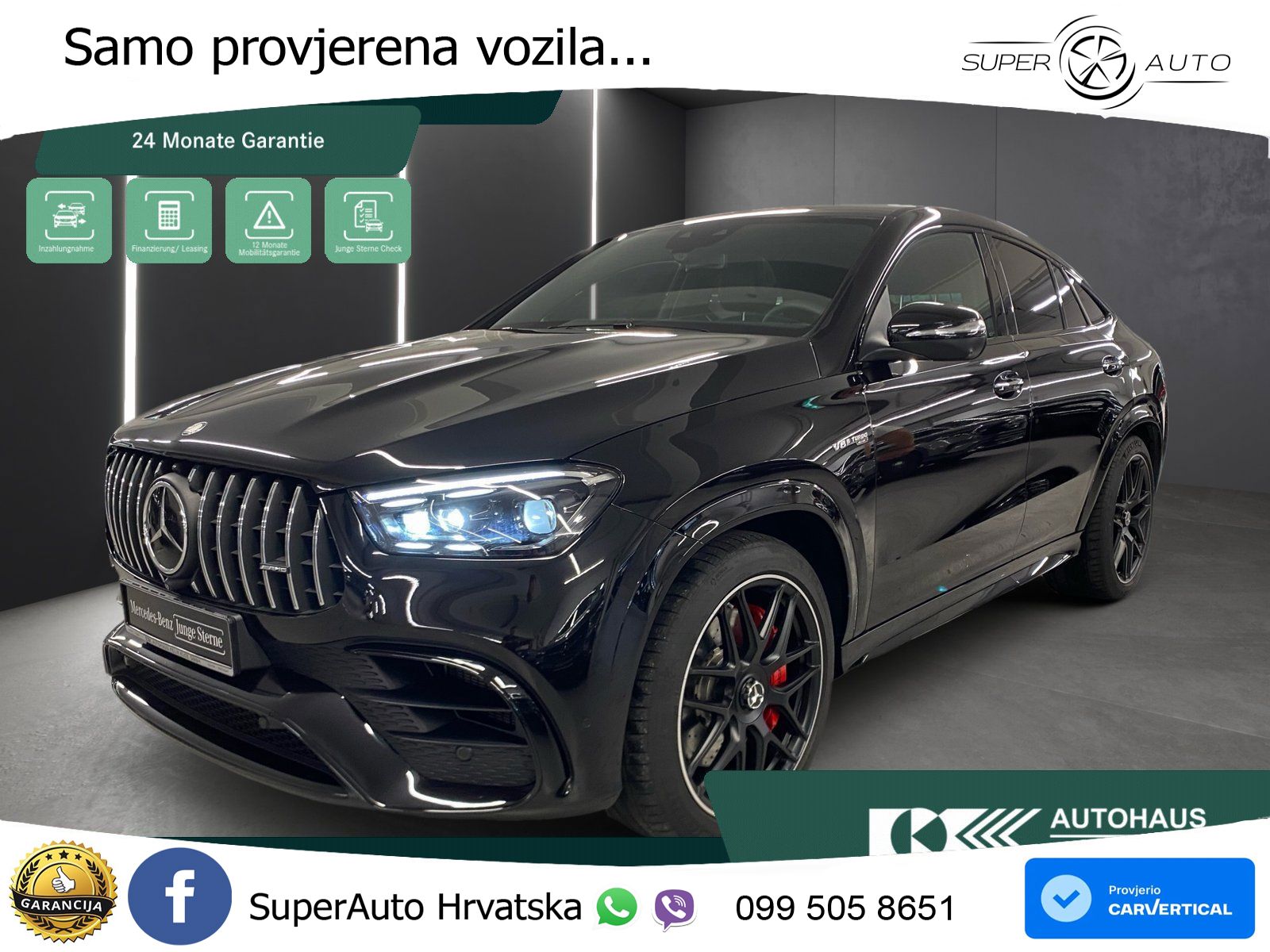 Mercedes AMG GLE Coupe 63 S V8 (612 KS) EQ Boost 4MATIC+ AMG SPEEDSHIFT TCT 9G ACC+HEAD+4xGR SJED+360+PANO