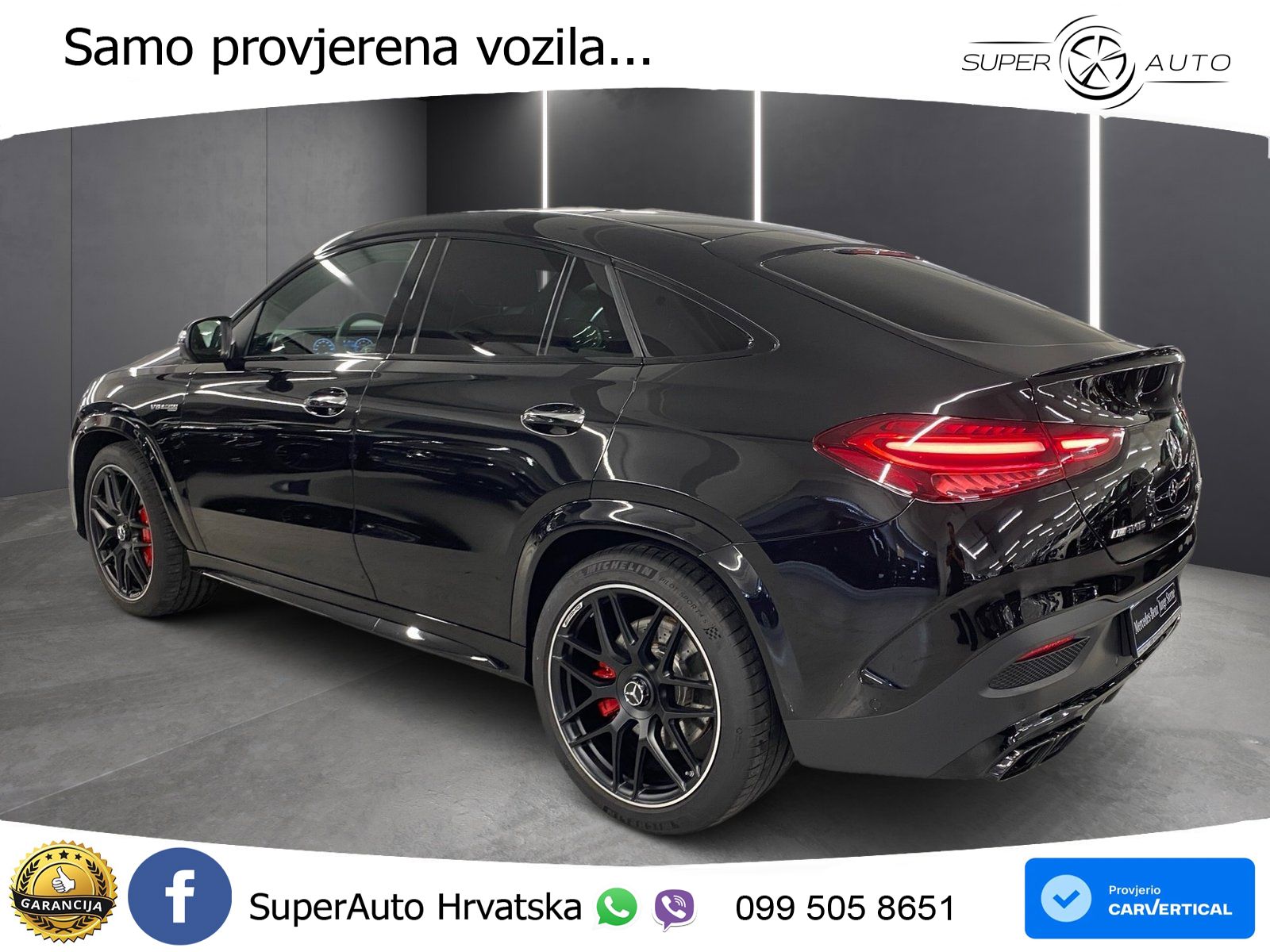 Mercedes AMG GLE Coupe 63 S V8 (612 KS) EQ Boost 4MATIC+ AMG SPEEDSHIFT TCT 9G ACC+HEAD+4xGR SJED+360+PANO