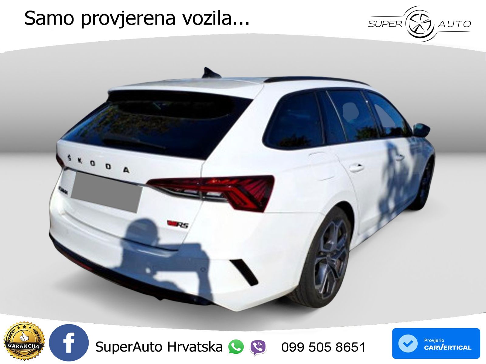 Škoda Octavia Combi RS 2.0 TDI (200 KS) DSG LED+GR SJED+ACC