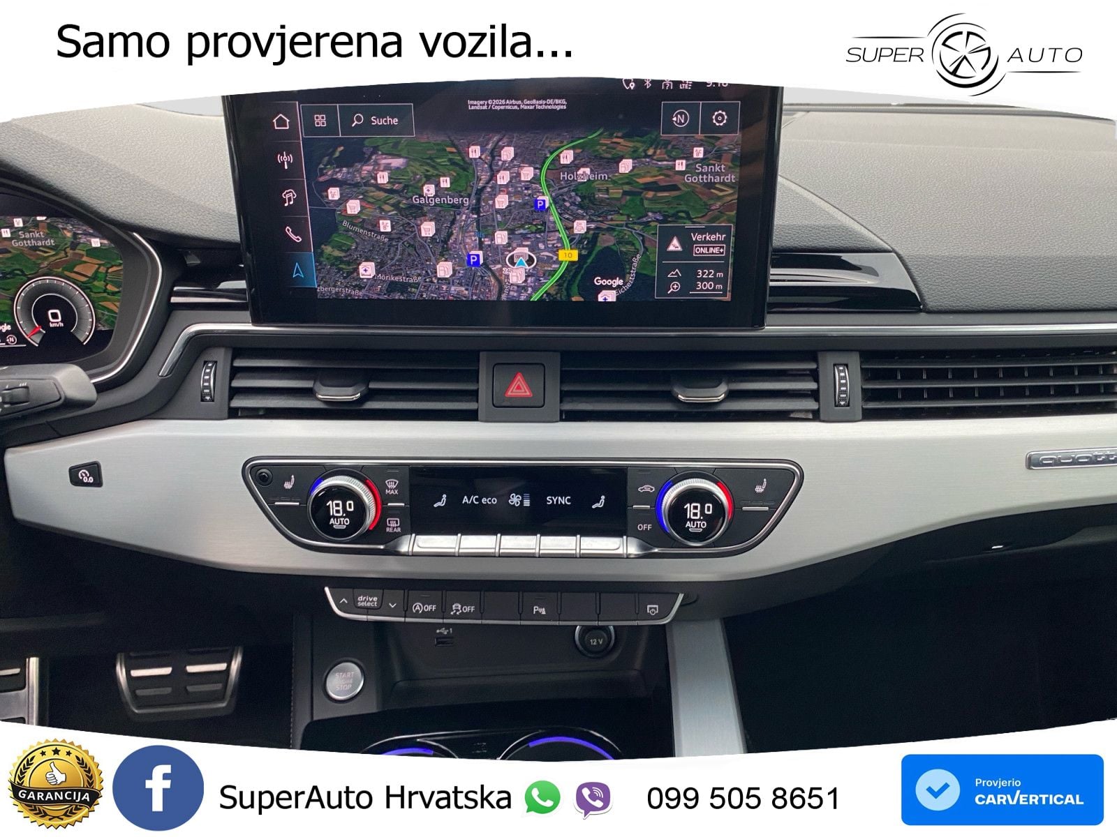 Audi A5 Sportback 40 TDI (204 KS) quattro S tronic S line MATRIX+GR SJED+KAM