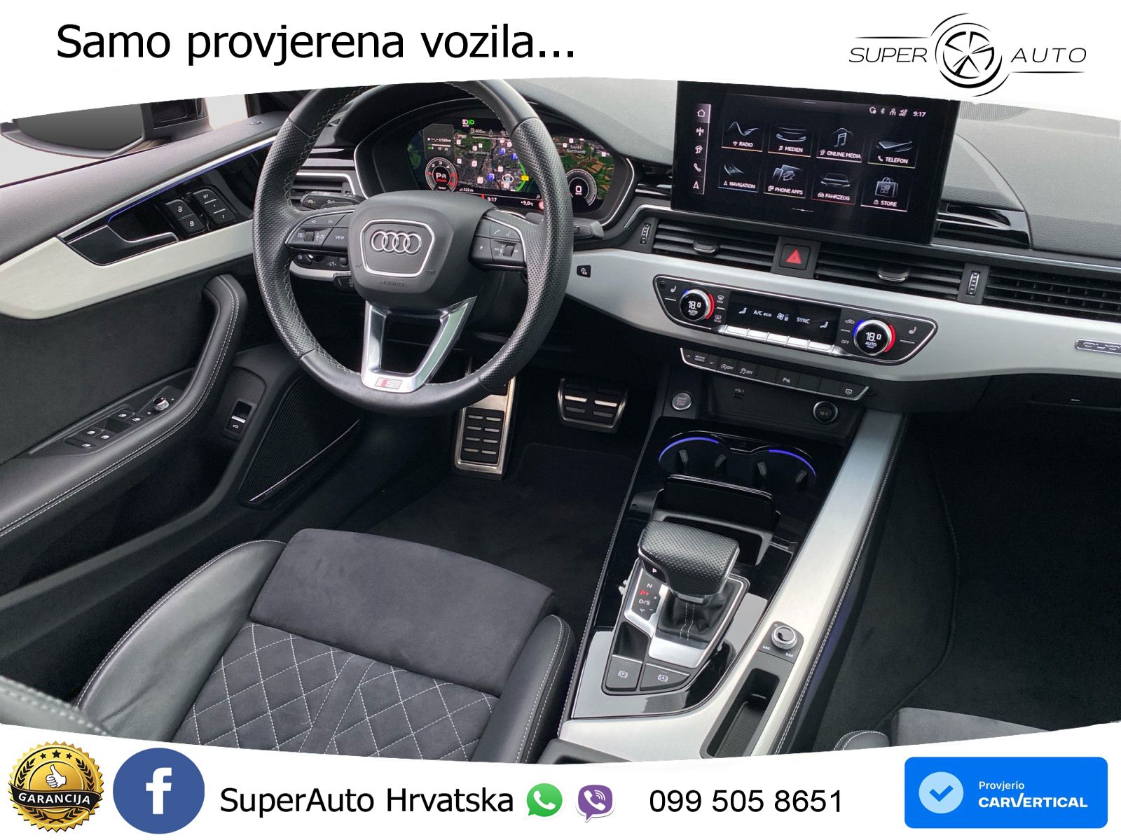 Audi A5 Sportback 40 TDI (204 KS) quattro S tronic S line MATRIX+GR SJED+KAM