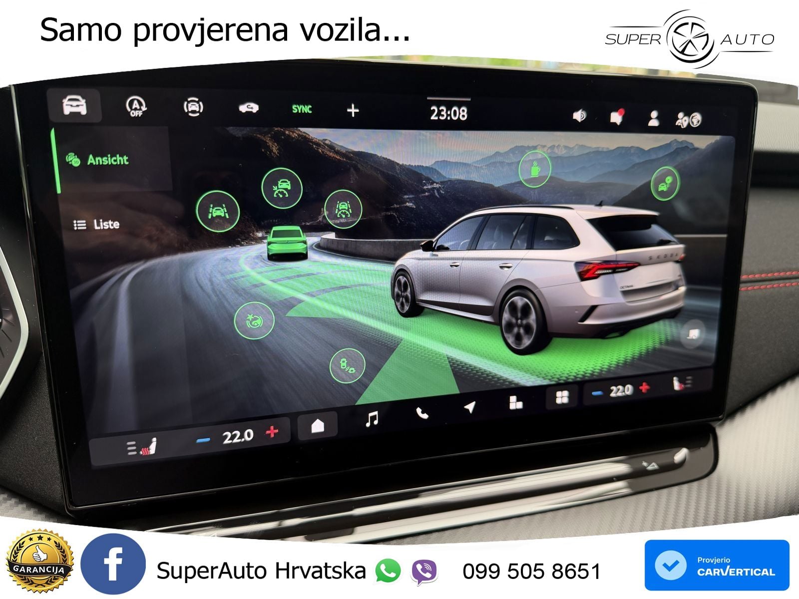 Škoda Octavia Combi RS 2.0 TSI (265 KS) DSG MATRIX+GR SJED+KAM
