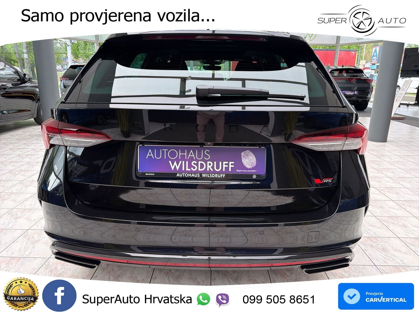 Škoda Octavia Combi RS 2.0 TSI (265 KS) DSG MATRIX+GR SJED+KAM