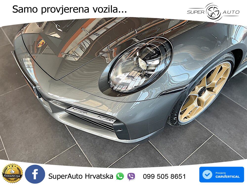 Porsche 911 Turbo S Cabriolet 3.8 (650 KS) PDK LED+GR SJED+ACC