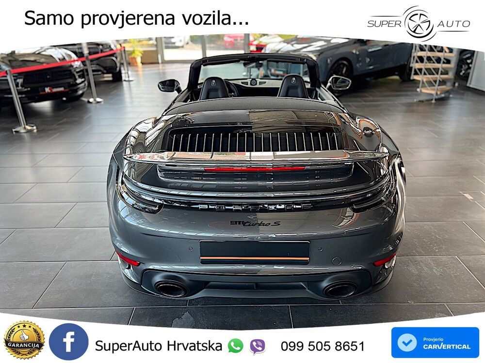 Porsche 911 Turbo S Cabriolet 3.8 (650 KS) PDK LED+GR SJED+ACC
