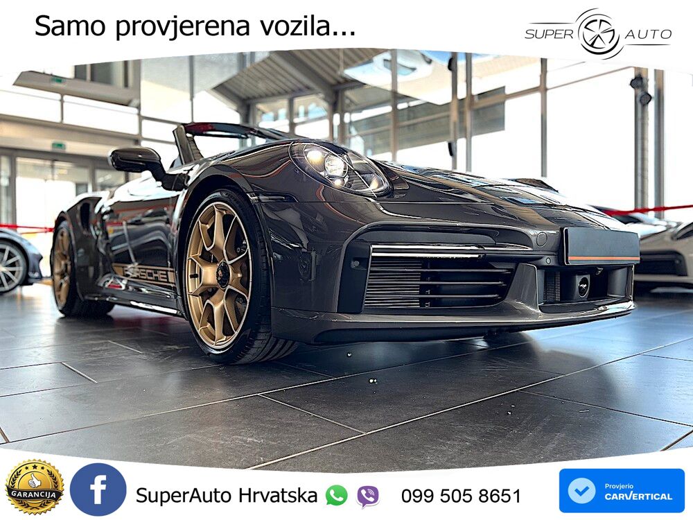 Porsche 911 Turbo S Cabriolet 3.8 (650 KS) PDK LED+GR SJED+ACC