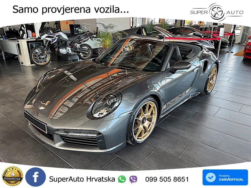 Porsche 911 Turbo S Cabriolet 3.8 (650 KS) PDK LED+GR SJED+ACC