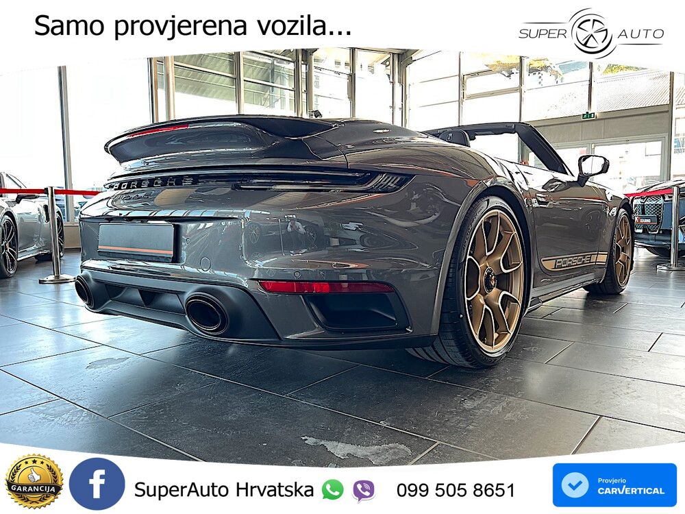Porsche 911 Turbo S Cabriolet 3.8 (650 KS) PDK LED+GR SJED+ACC