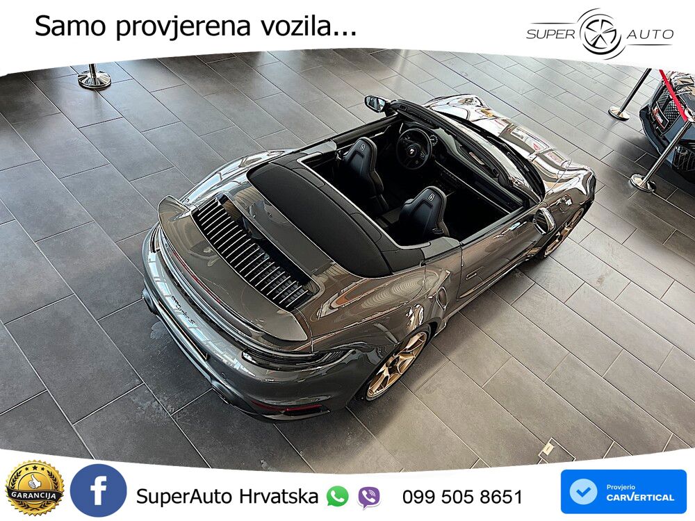 Porsche 911 Turbo S Cabriolet 3.8 (650 KS) PDK LED+GR SJED+ACC