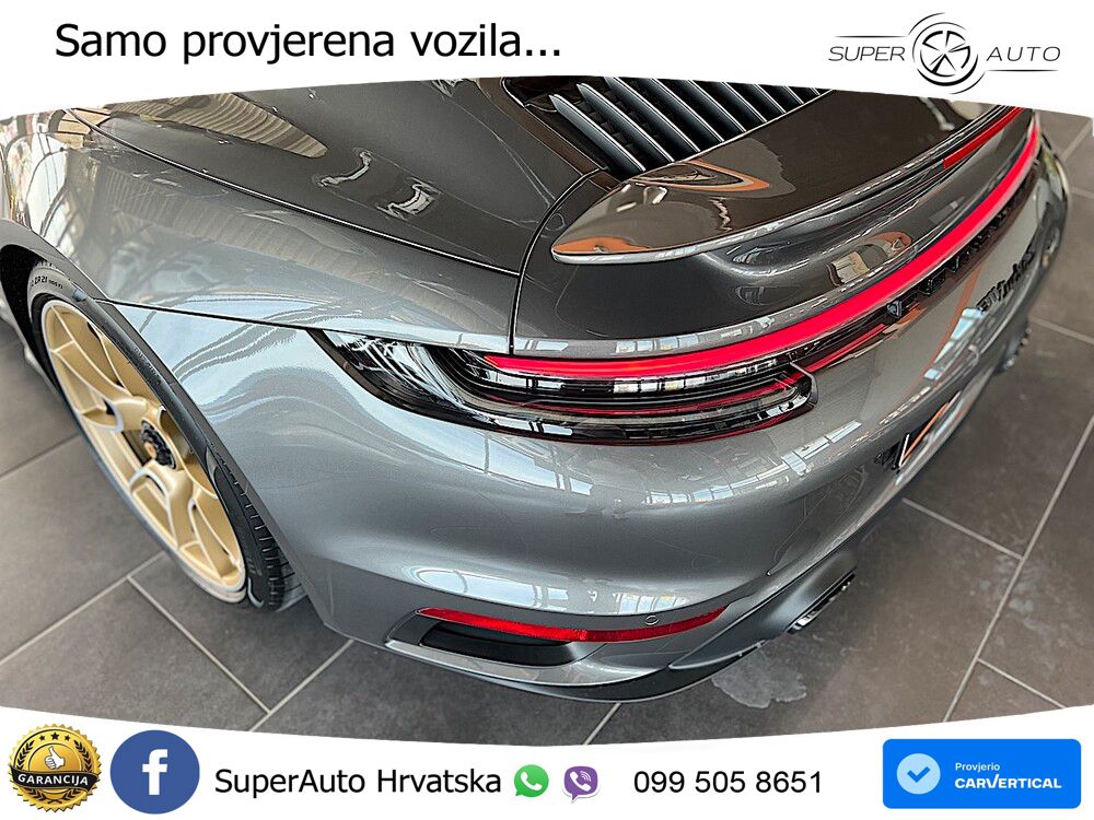 Porsche 911 Turbo S Cabriolet 3.8 (650 KS) PDK LED+GR SJED+ACC