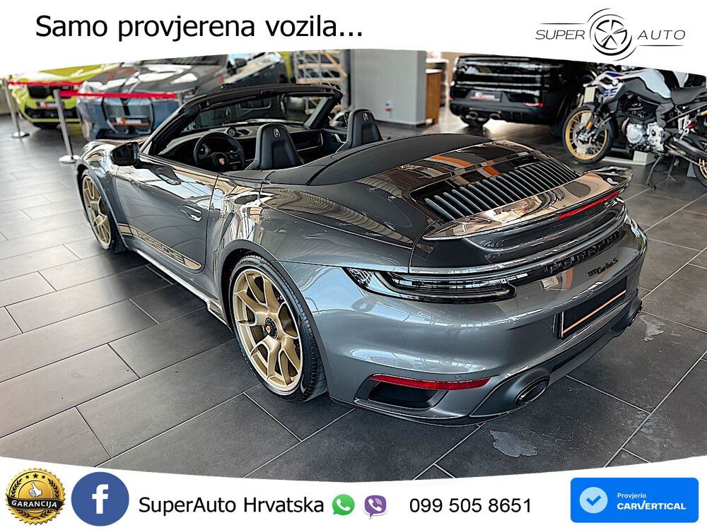 Porsche 911 Turbo S Cabriolet 3.8 (650 KS) PDK LED+GR SJED+ACC