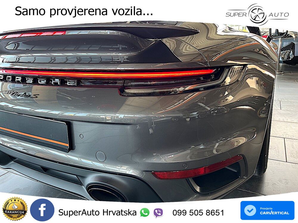 Porsche 911 Turbo S Cabriolet 3.8 (650 KS) PDK LED+GR SJED+ACC