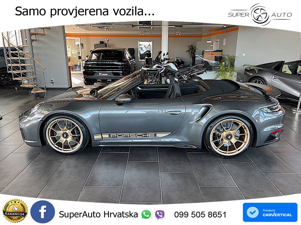 Porsche 911 Turbo S Cabriolet 3.8 (650 KS) PDK LED+GR SJED+ACC