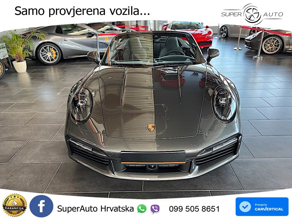Porsche 911 Turbo S Cabriolet 3.8 (650 KS) PDK LED+GR SJED+ACC