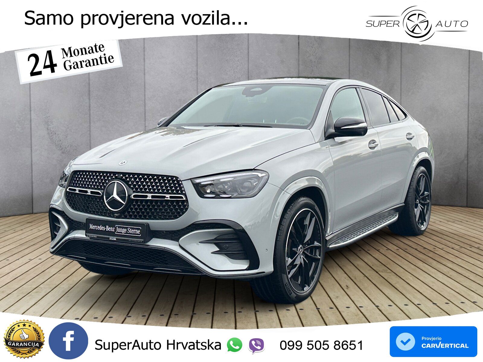 Mercedes GLE Coupe 450d (367 KS) EQ Boost 4MATIC 9G-TRONIC AMG ACC+HEAD+GR SJED+360+PANO