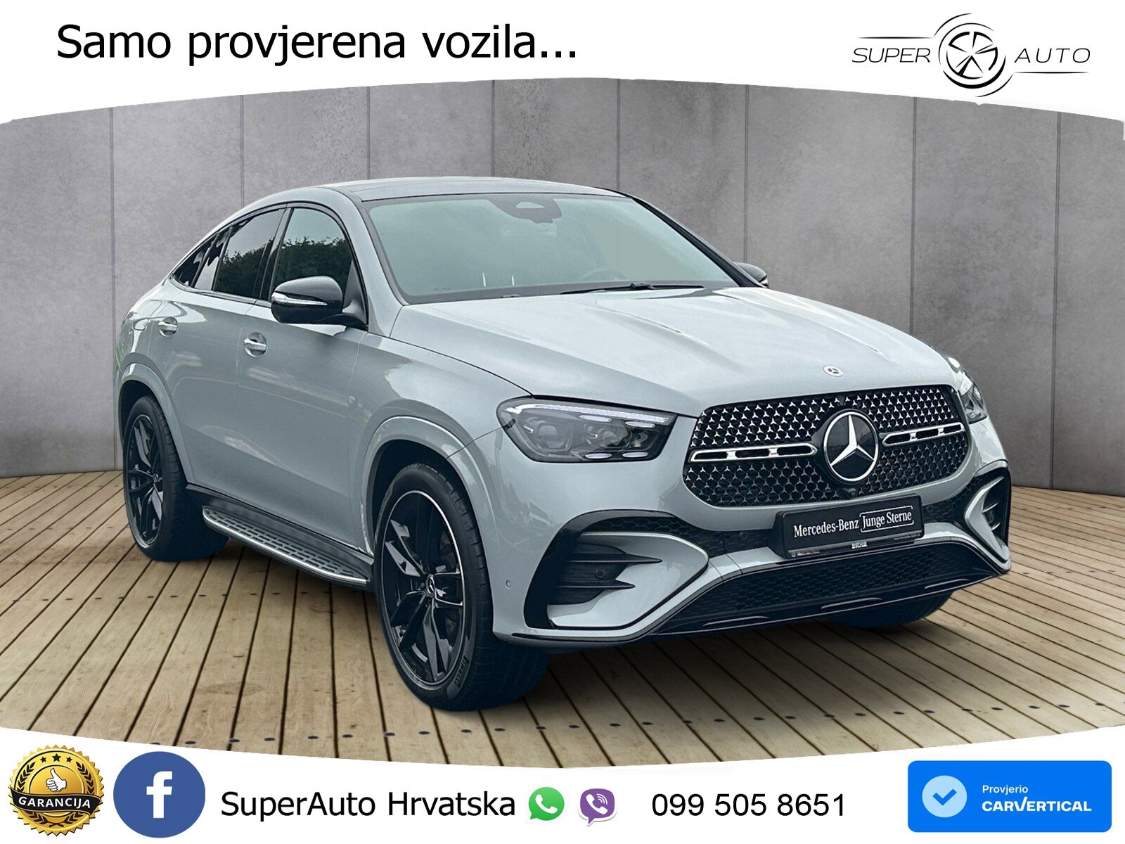 Mercedes GLE Coupe 450d (367 KS) EQ Boost 4MATIC 9G-TRONIC AMG ACC+HEAD+GR SJED+360+PANO