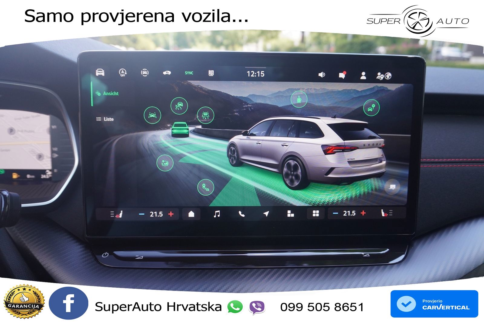 Škoda Octavia Combi RS 2.0 TSI (265 KS) DSG LED+GR SJED+ACC