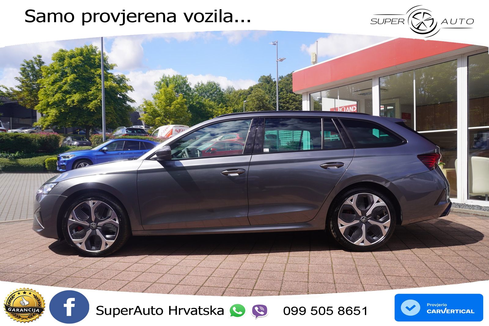 Škoda Octavia Combi RS 2.0 TSI (265 KS) DSG LED+GR SJED+ACC