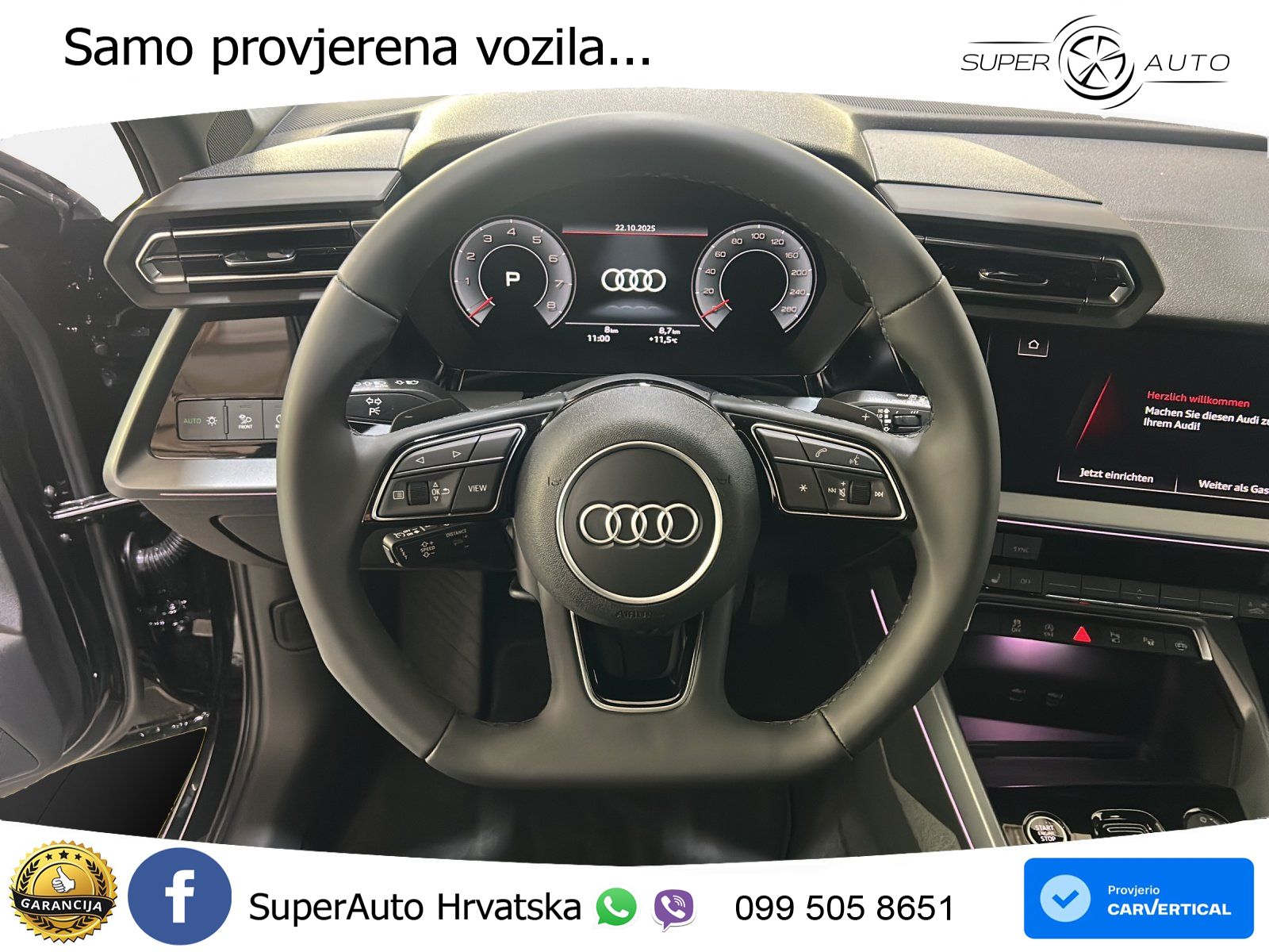 Audi A3 Sportback 30 TFSI (116 KS) Mild Hybrid S tronic LED+GR SJED+ACC