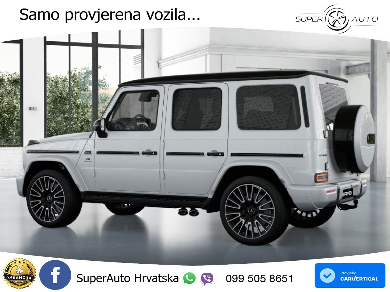 Mercedes AMG G 63 Long V8 (585 KS) 4MATIC 9G-TRONIC AMG SPEEDSHIFT TCT