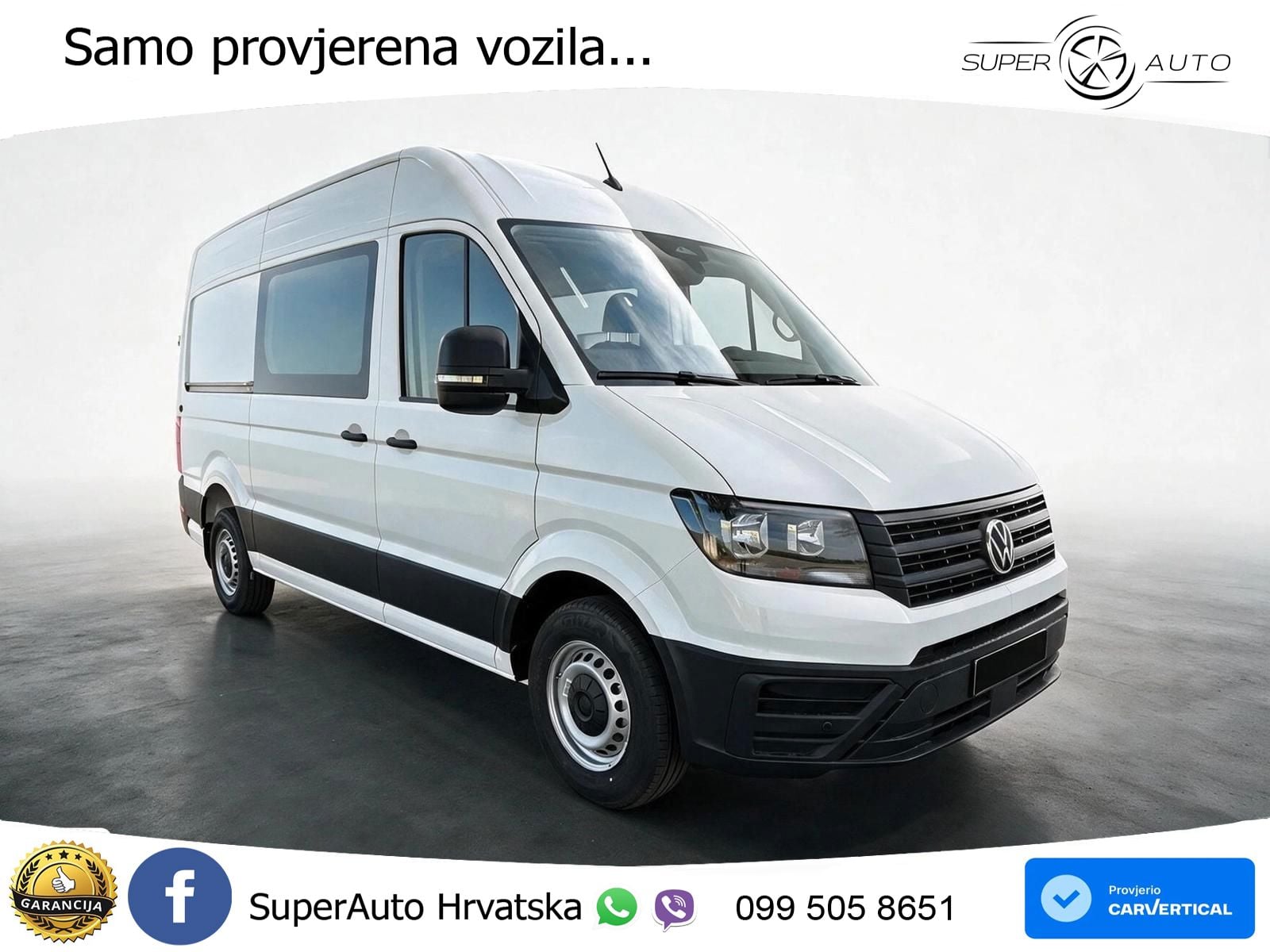 Volkswagen Crafter Plus 2,0TDI 35 L3H3 7 Sitzer MIXTO SHZ 140 KS