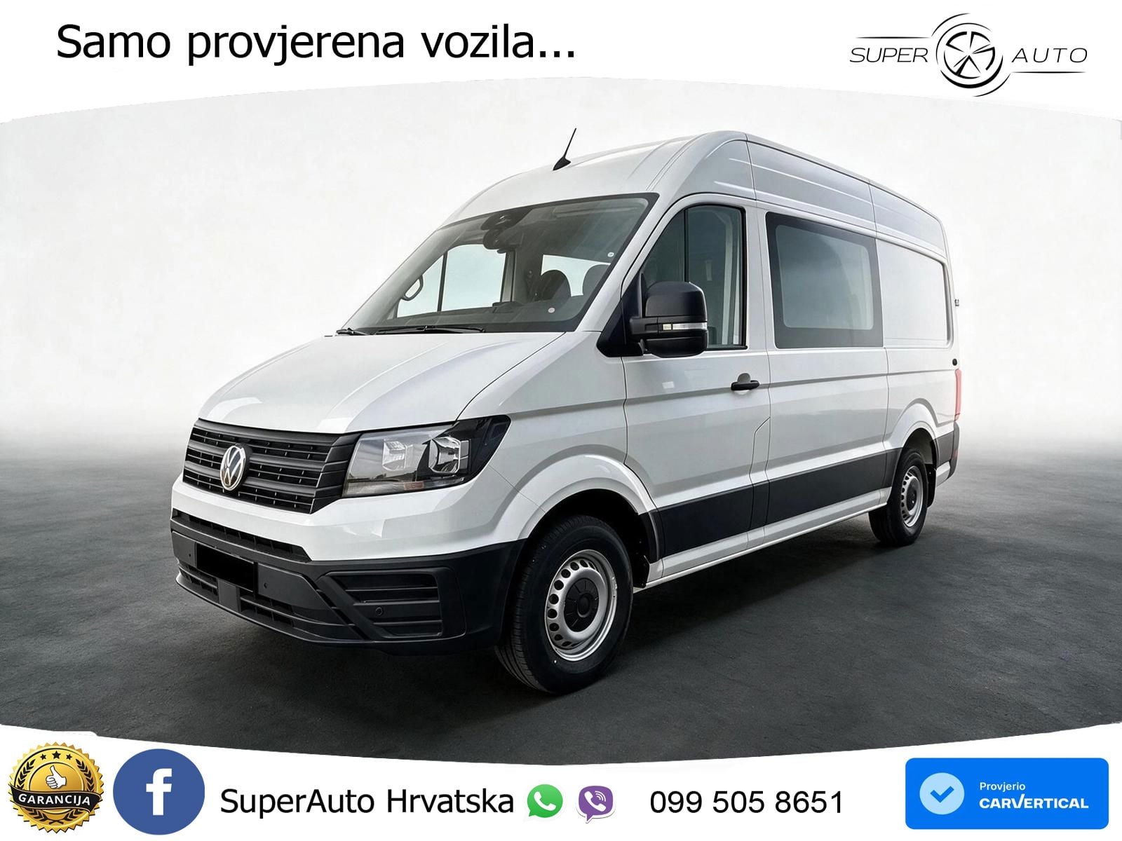 Volkswagen Crafter Plus 2,0TDI 35 L3H3 7 Sitzer MIXTO SHZ 140 KS
