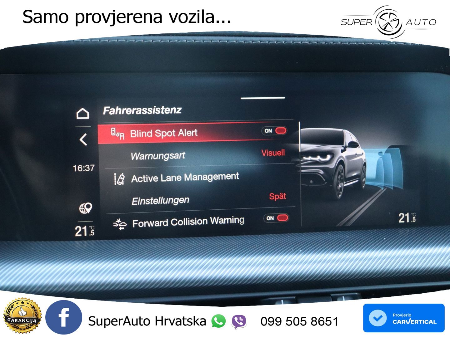 Alfa Romeo Stelvio 2.2 MultiJet II (210 KS) Q4 Automatic LED+GR SJED+ACC