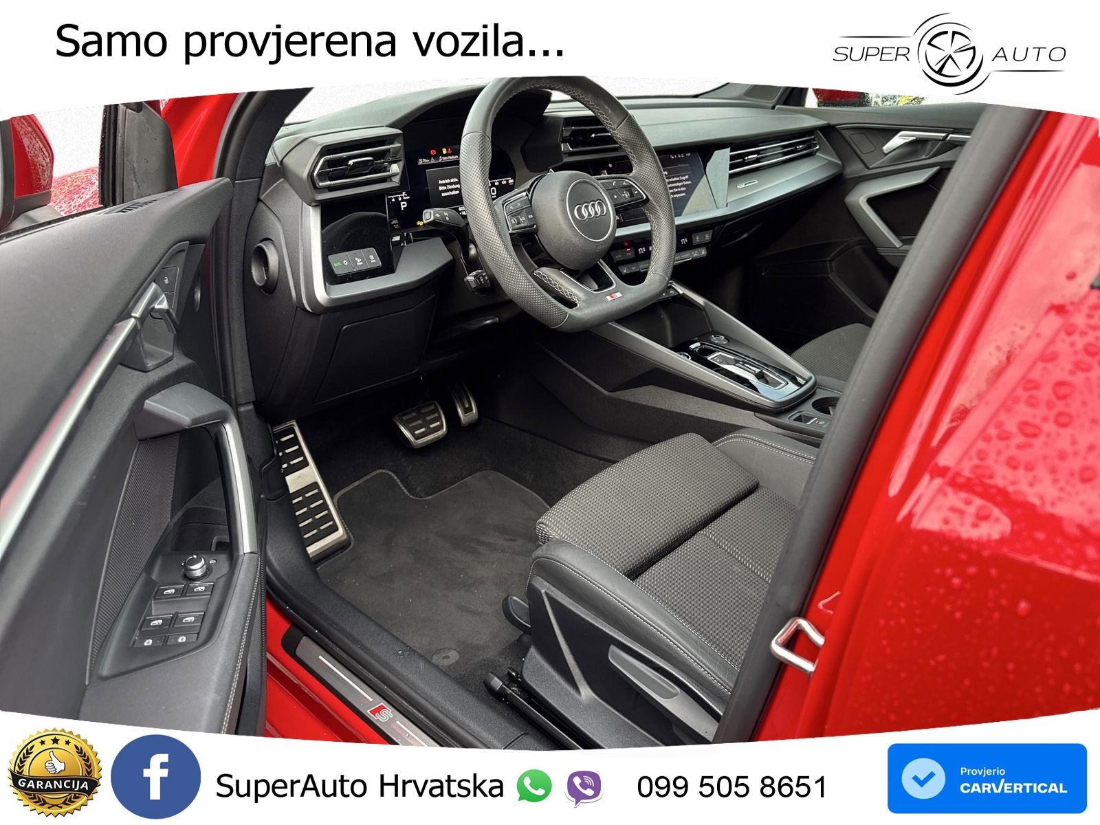 Audi A3 Limuzina 35 TFSI (150 KS) S tronic 2x S line LED+GR SJED+ACC
