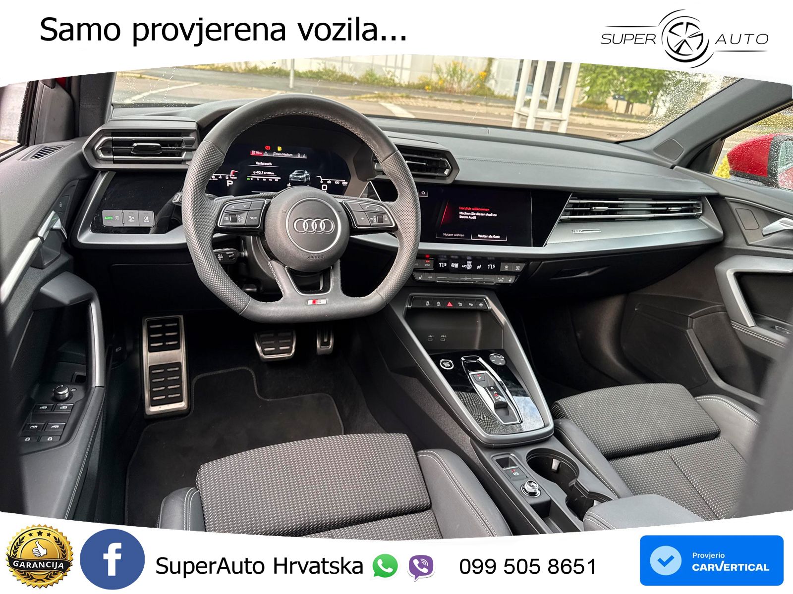 Audi A3 Limuzina 35 TFSI (150 KS) S tronic 2x S line LED+GR SJED+ACC