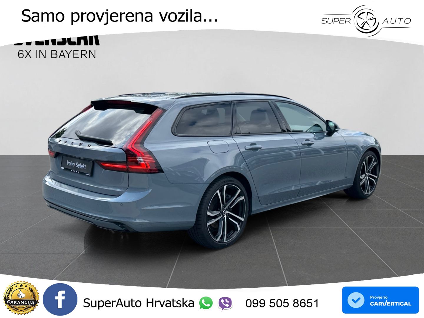 Volvo V90 2.0 B4 Diesel Geartronic LED+GR SJED+ACC