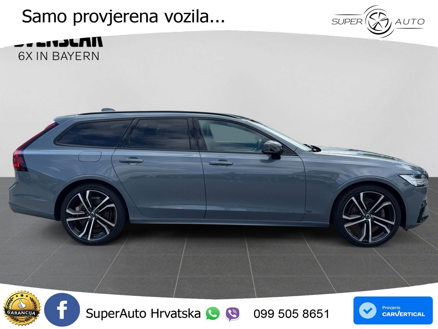 Volvo V90 2.0 B4 Diesel Geartronic LED+GR SJED+ACC