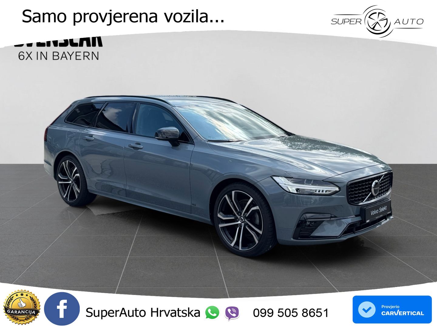 Volvo V90 2.0 B4 Diesel Geartronic LED+GR SJED+ACC